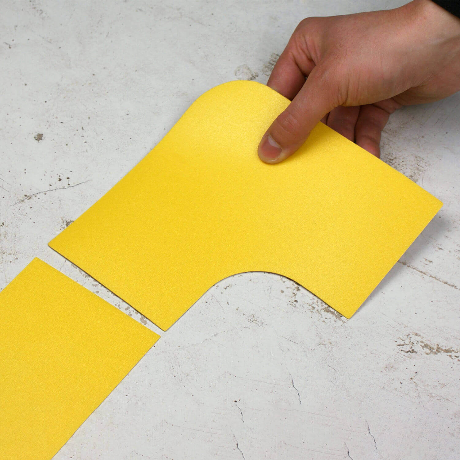90 Degree PermaRoute Corner Yellow Web