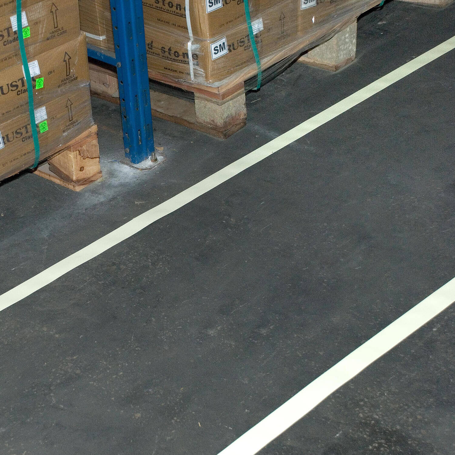 H6901W White PermaStripe Warehouse Marking Application Shot Day Web